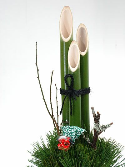 玄関用ミニ門松 通販  「和（なごみ）」 【屋外用】 1台 高さ約75cm  K060001