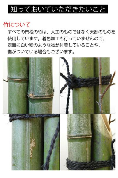 玄関用ミニ門松 通販  「和（なごみ）」 【屋外用】 1台 高さ約75cm  K060001