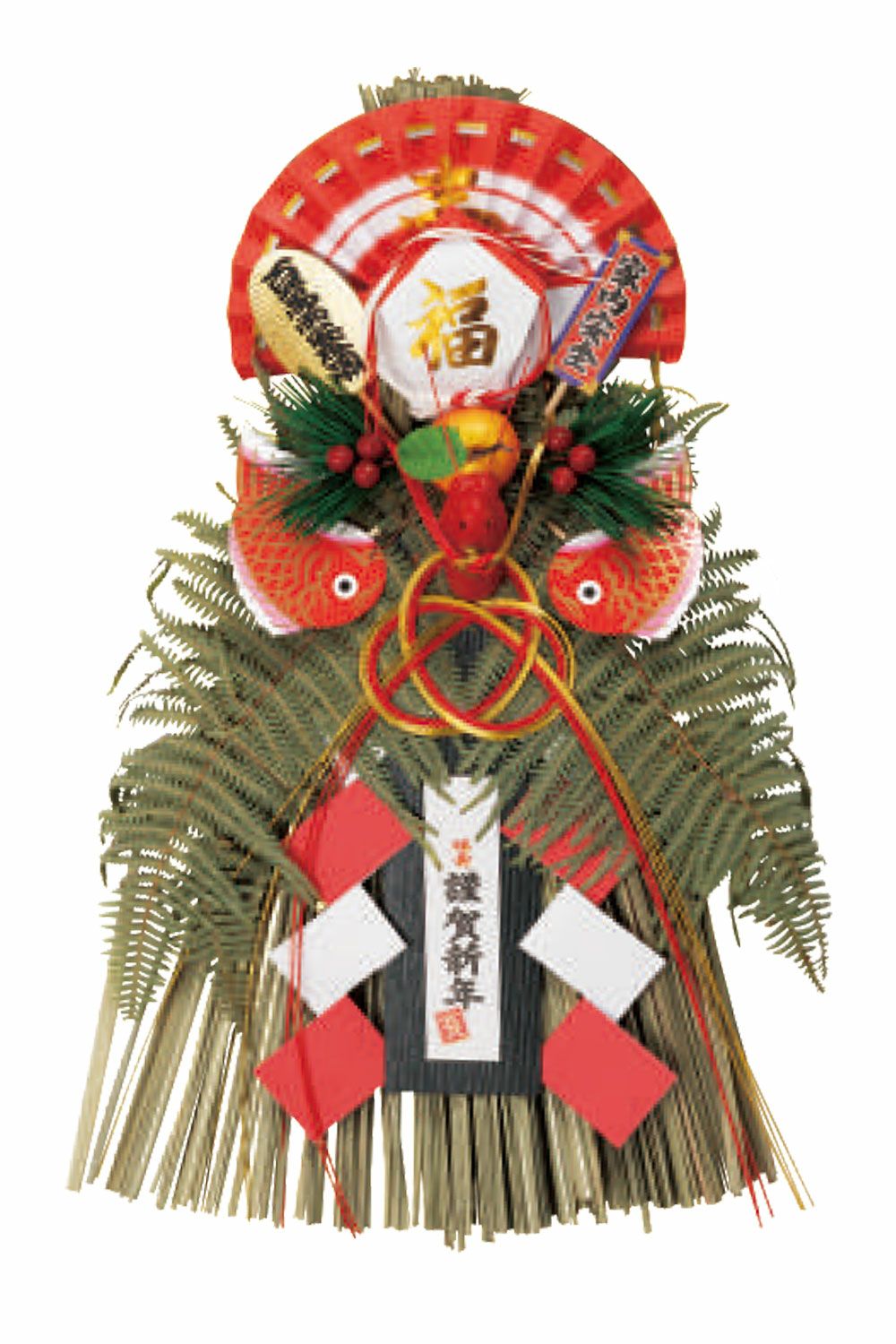 しめ縄（小）（関東向け） 【サイズ】幅14cm × 天地35cm