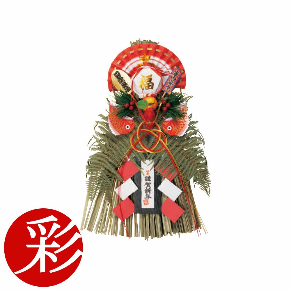 しめ縄（小）（関東向け） 【サイズ】幅14cm × 天地35cm